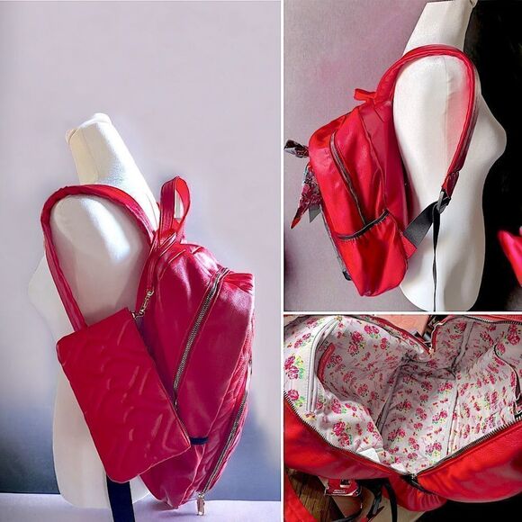 BETSEY Johnson l  Quilted Leather l Full-Size Backpack l Front Organizer l Extra main image 5